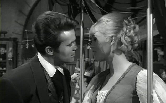 Robert Conrad, Pamela Austin, The Wild Wild West S01E20