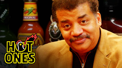 Neil deGrasse Tyson Explains the Universe While Eating Spicy Wings