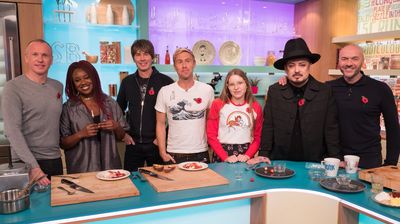Russell Howard, Boy George, Jessie Cave, Professor Brian Cox, Nao