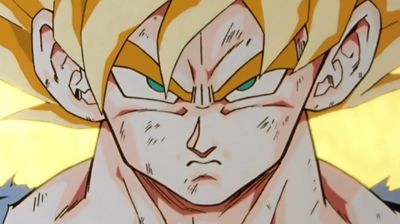 Awaken, Legendary Warrior... Son Goku, the Super Saiyan!