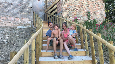 Familie Freeling: next level in Italië