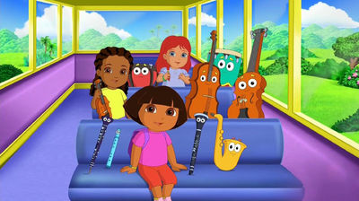 Dora the Explorer - Dora Goes to School (Hebrew)-Gefen Publishing