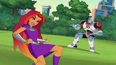 Hero of the Month: Cyborg and Starfire