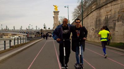 Paris with Lewis Hamilton