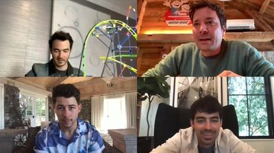 At Home Edition: Jonas Brothers, Lester Holt, Charli D'Amelio, Chvrches