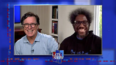 Stephen Colbert from home, with W. Kamau Bell, The Chicks