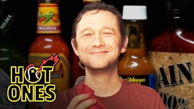 Joseph Gordon-Levitt Gets Cocky While Eating Spicy Wings