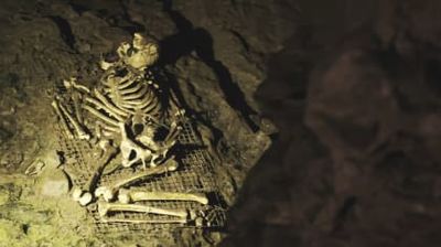 Skeleton of Cannibal Cave