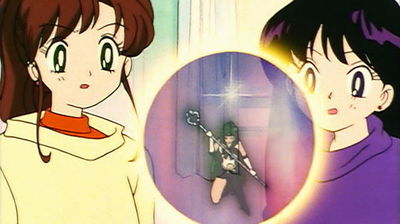 The Mysterious New Guardian: Sailor Pluto Appears