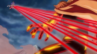 The Insatiable Akainu! Lava Fists Pummel Luffy!
