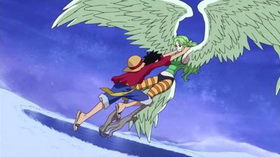 Luffy Dies from Exposure?! The Spine-chilling Snow Woman Monet!