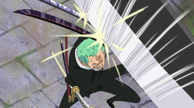 The Struggle with Pica – Zoro's One Finishing Move