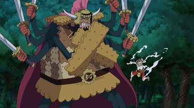 An Enemy With 800 Million Bounty – Luffy vs. Thousand Arms Cracker