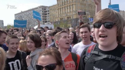 «Долой Царя!» Протесты в Москве перед инаугурацией президента