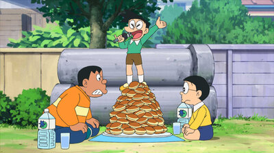 Nobita's Black Hole / Gian vs Mecha Gian - Doraemon 16x23 | TVmaze
