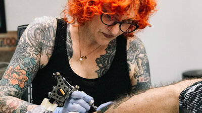 The Lady Pimp of Tattoos, Annette Larue