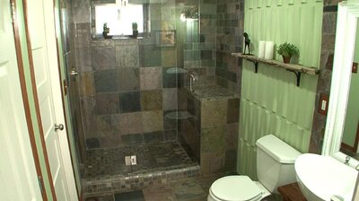 Slate-Riffic Bathroom