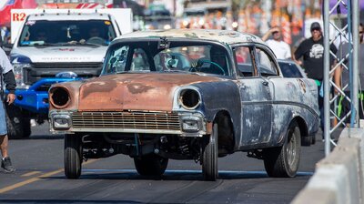 Body Swap, Street Dragging '56 Chevy!