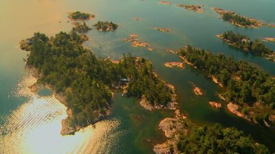 Young Married Couple Searches for Islands in Ontario Canada