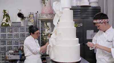 Seven-Foot Wedding Cake