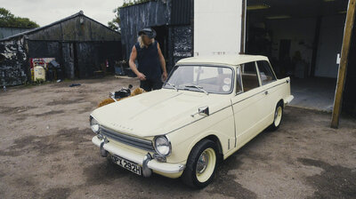 Triumph Herald Barn Find and Flipping Peugeot