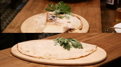 Tortilla Half-moon Pizza