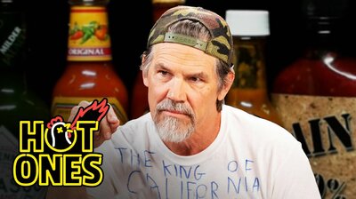 Josh Brolin Licks the Palate of Absurdity While Eating Spicy Wings