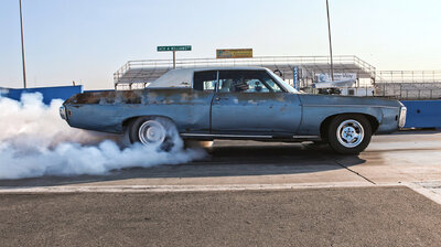Dyno and Drag in the Crusher Impala!