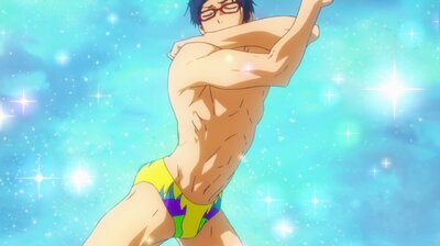 Rei, Theories, and Speedos!! / The Iwatobi Clan! / Distant FrFr!