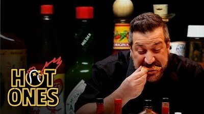 Joey Fatone Talks *NSYNC, DJ Khaled, and Guy Fieri While Eating Spicy Wings