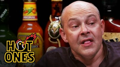 Rob Corddry Cries Real Tears Eating Spicy Wings