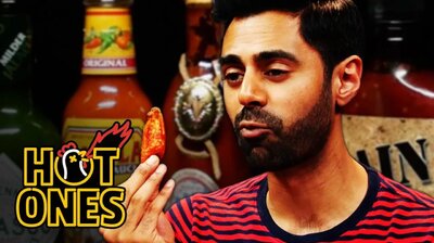 Hasan Minhaj Has an Out-of-Body Experience Eating Spicy Wings