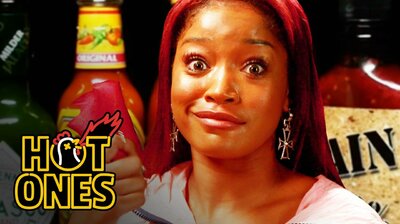 Keke Palmer Laughs Uncontrollably While Eating Spicy Wings
