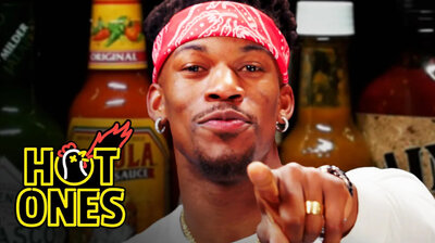 Jimmy Butler Goes Rocky Balboa on Spicy Wings