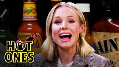 Kristen Bell Ponders Morality While Eating Spicy Wings