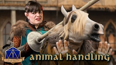 When Your Horse is a Druid (Animal Handling)