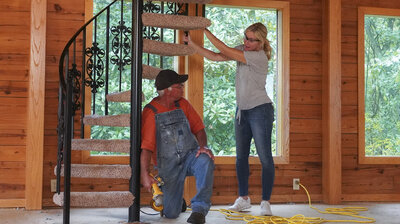 Dated Log Cabin Turns Forever Home