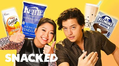 Lana Condor and Cole Sprouse Break Down Their Favorite Snacks