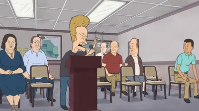 Old Beavis and Butt-Head in Pardon Our Dust