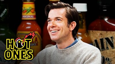 John Mulaney Seeks the Truth While Eating Spicy Wings