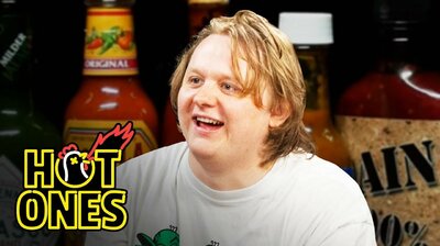 Lewis Capaldi Grasps for a Lifeline While Eating Spicy Wings