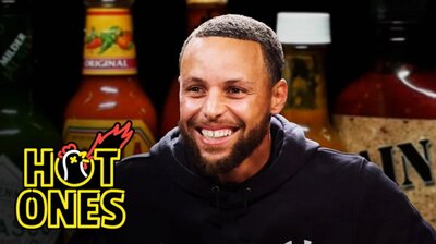 Stephen Curry Is On Fire While Eating Spicy Wings