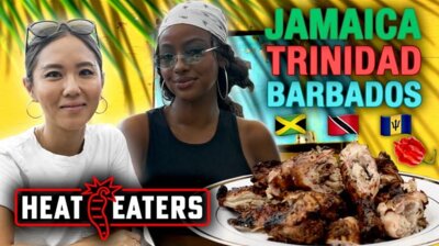 EPIC Caribbean Food Tour! SPICY Jerk Chicken, Oxtail, & CRAZY Scorpion Pepper Sauce!