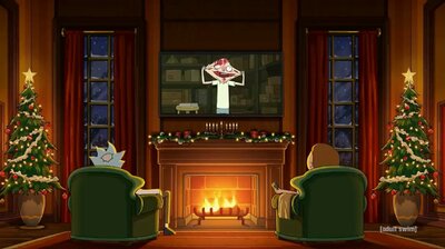 A Very Merry Rickmas Yule Log