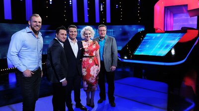 James Haskell, Antony Costa, Claire Richards and Rowland Rivron