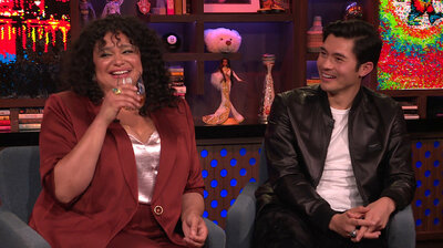 Henry Golding and Michelle Buteau