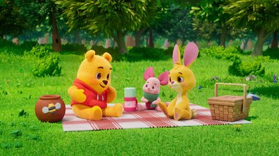 Piglet, Rabbit and the Picnic