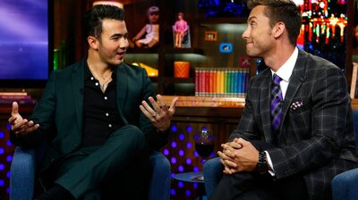 Kevin Jonas and Lance Bass