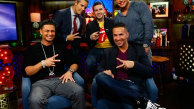 Mike 'The Situation', Pauly D, Vinny & Ronnie from Jersey Shore