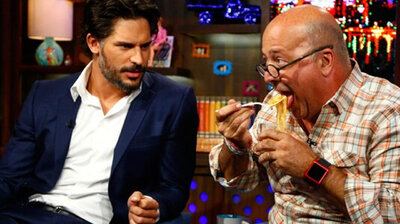 Joe Manganiello and Andrew Zimmern